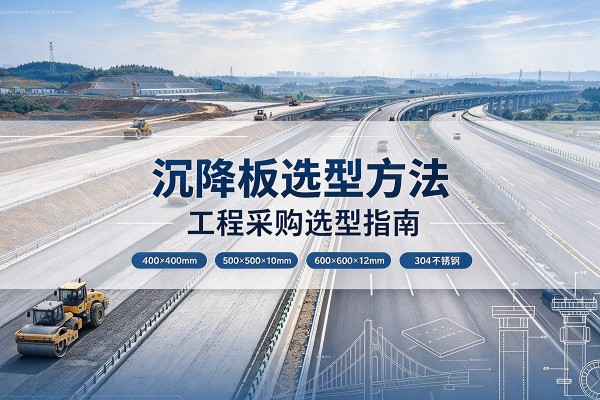 金湾沉降板选择方法