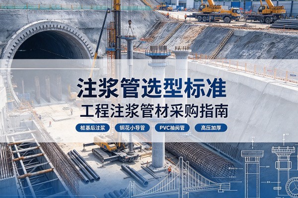 金湾注浆管选型标准