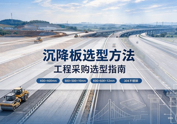 金湾沉降板选择方法