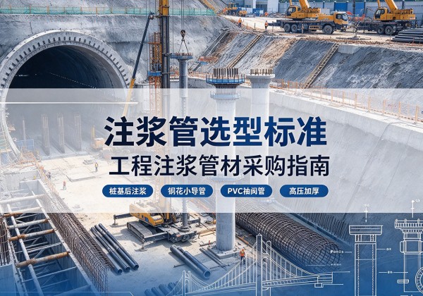 金湾注浆管选型标准